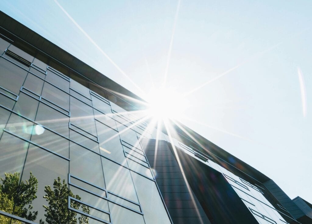 zoninstraling passief bouwen oriëntatie op zuid