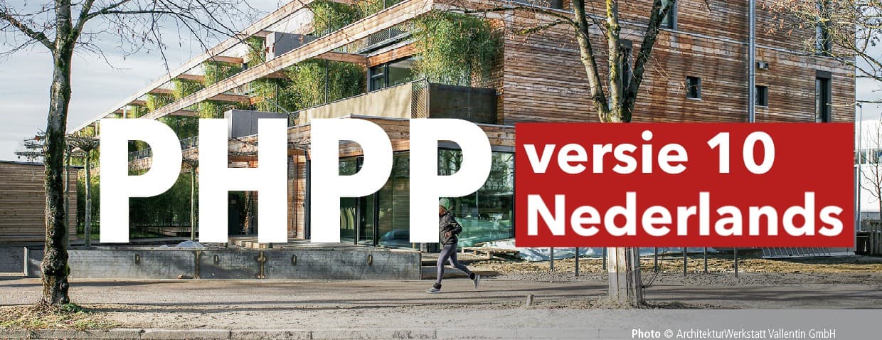 Het energiebalans- en ontwerptool PHPP 10 Pro is nu beschikbaar in het Nederlands