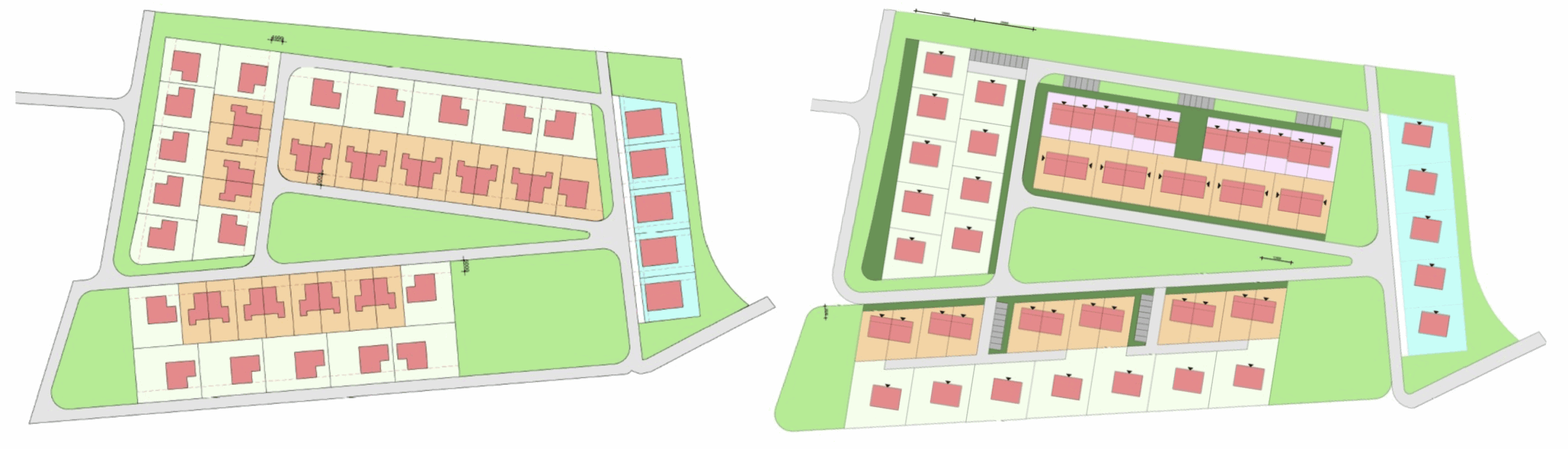 Ontwerper pak je rol: Ieder huis genoeg zon! Voorbeeld ontwikkeling stedenbouwkundig ontwerp voor meer bezonning voor gemeente Emmen door rens architecten