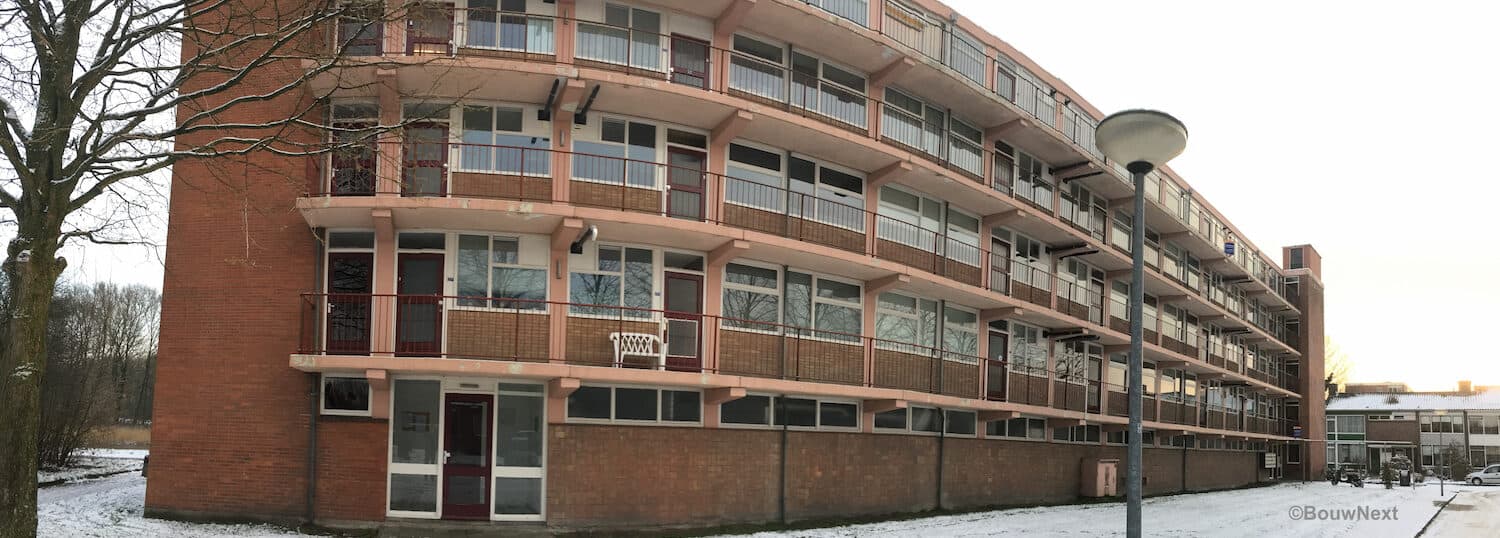 Woonlastenneutrale energetische renovatie VvE Ellen Assen bestaande situatie©Bouwnext